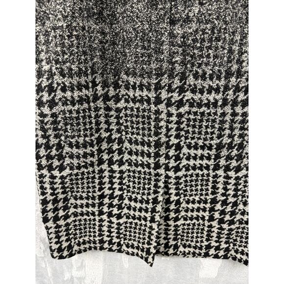 Talbots Wool Blend Houndstooth Sheath Dress | Size 2 | Classic Black & Gray - Picture 7 of 7